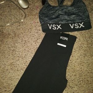 Vs pink workout outfit